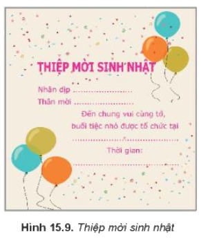 Thiết kế một thiệp đơn giản sinh nhật, tiệc Noel